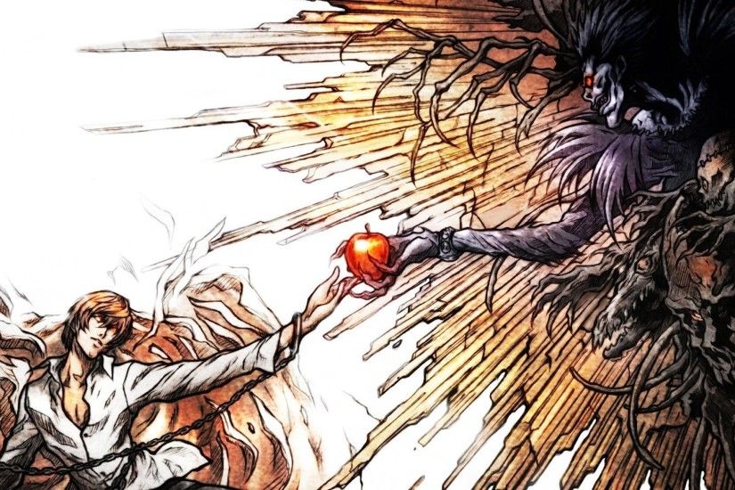Death Note, Light Yagami, Ryuk, The Creation Of Adam, Parody, Anime  Wallpapers HD / Desktop and Mobile Backgrounds