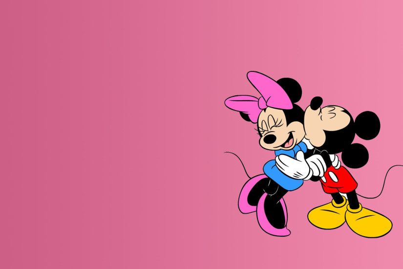 Romantic Mickey and Minnie Mouse Wallpaper HD