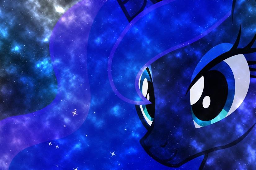 Princess Luna Galaxy Wallpaper by NightBronies