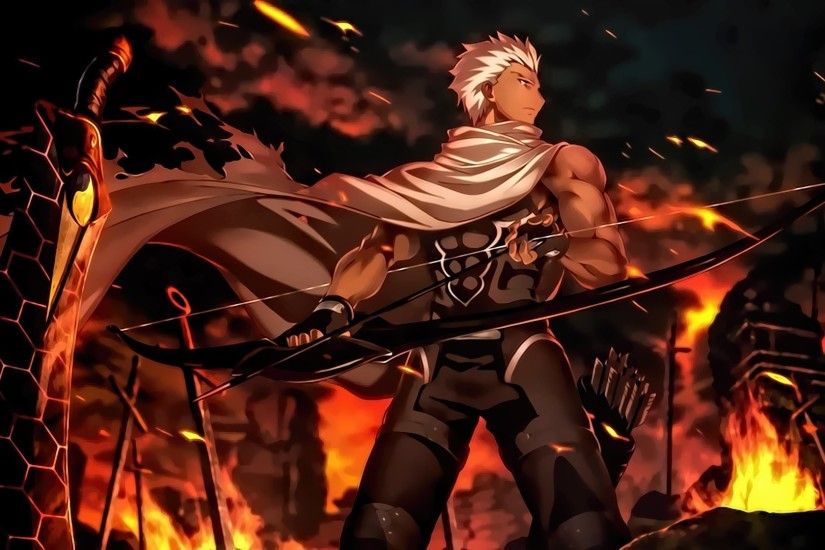 archer fate stay night unlimited blade works wallpaper ...