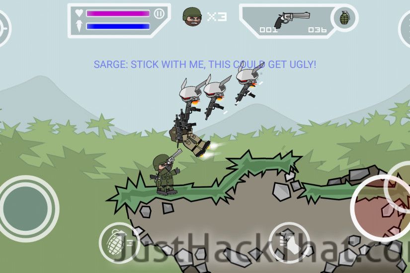 Download hacked Doodle Army 2: Mini Militia for Android. Hacking Doodle  Army 2: