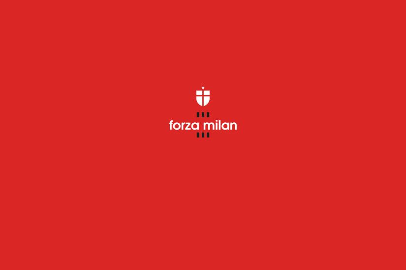 Forza Milan : simple "AC Milan" wallpaper by Hamzah Zein