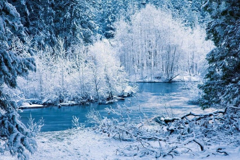 HD Beautiful Snow in Winter Image.