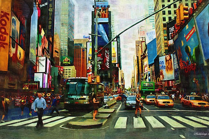 New York Square HD Wallpaper