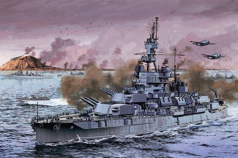 HD wallpaper - Navy ship - the battleship Pennsylvania, the .