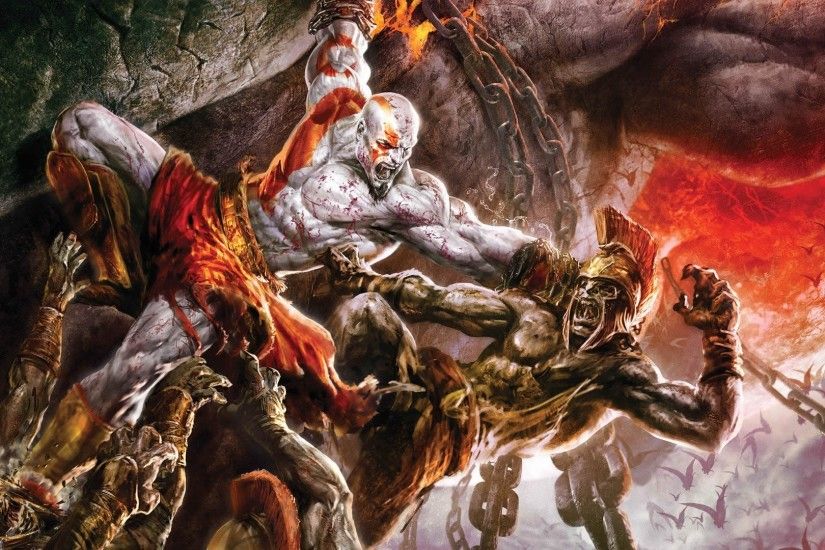 God Of War Kratos vs Hercules wallpaper. God Of War HD Wallpapers and  Backgrounds 1920Ã1080