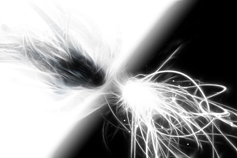Black and White Abstract Art | Abstract Black White Digital Art x