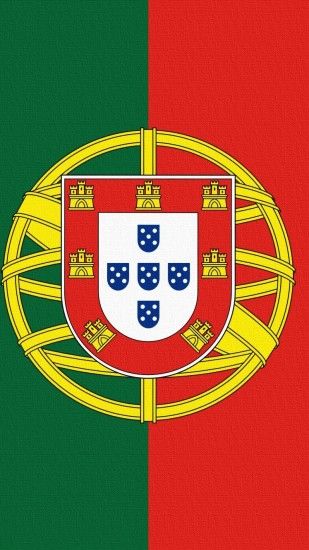 1080x1920 Wallpaper emblem, portugal, flag