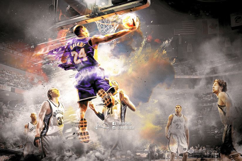 Kobe Bryant 2016 Grizzlies 1920x1200 Wallpaper