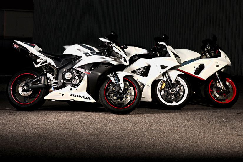 ... Side view of a white 2009 Honda CBR1000RR wallpaper - Motorcycle .