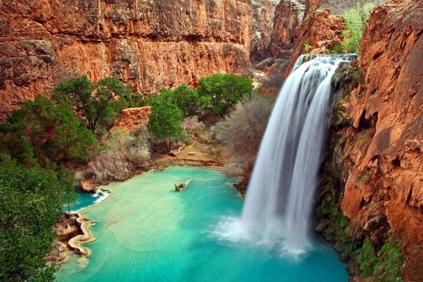 Arizona Waterfalls HD Wallpaper