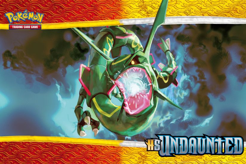Tags: Anime, PokÃ©mon, Rayquaza, Storm Cloud, Official Art, Official  Wallpaper