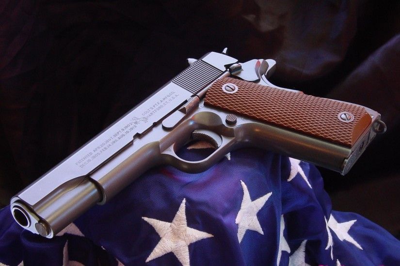 Colt 1911, a true American classic.