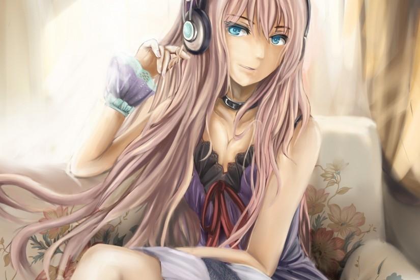 anime, Music, Vocaloid, Megurine Luka, Soft Shading Wallpaper HD