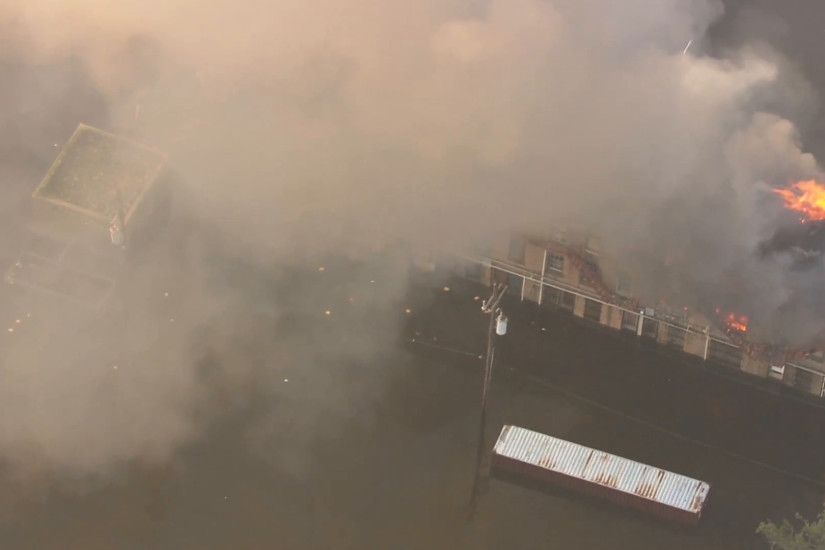 Hurricane Katrina Flood Fire. Homes are flooded. House is on fire. Stock  Video Footage - VideoBlocks