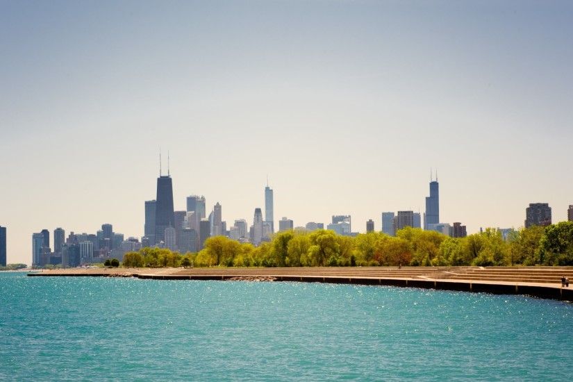 illinois chicago usa chicago america skyscraper sky michigan summer sun