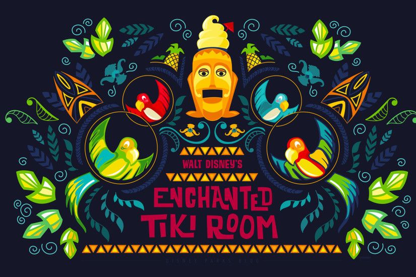 2560x1600 45th Anniversary Wallpaper – Walt Disney's Enchanted Tiki Room –  Desktop