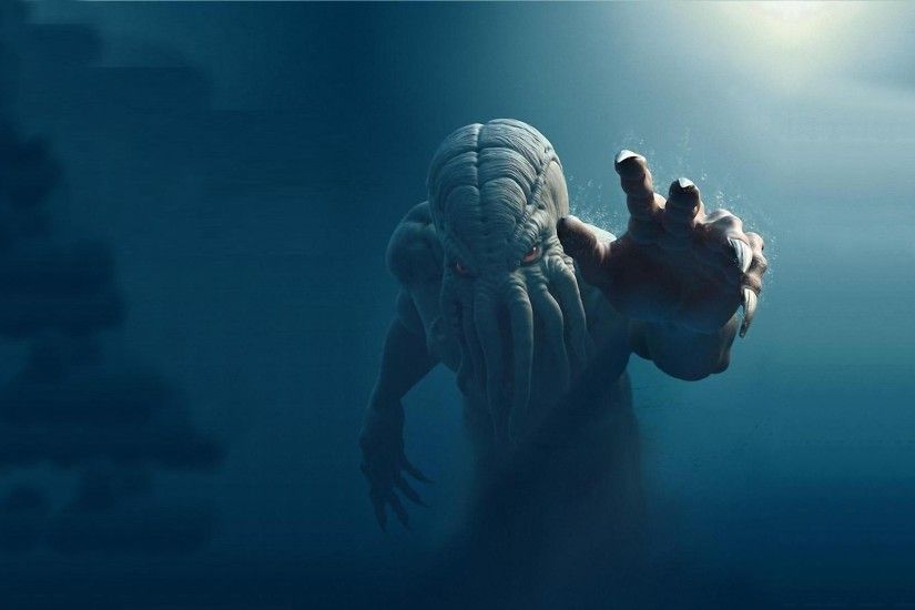 creature, Cthulhu, H. P. Lovecraft HD Wallpapers / Desktop and Mobile  Images & Photos