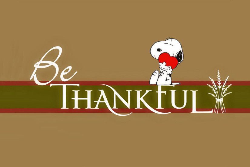 Snoopy Peanuts Thanksgiving Wallpaper