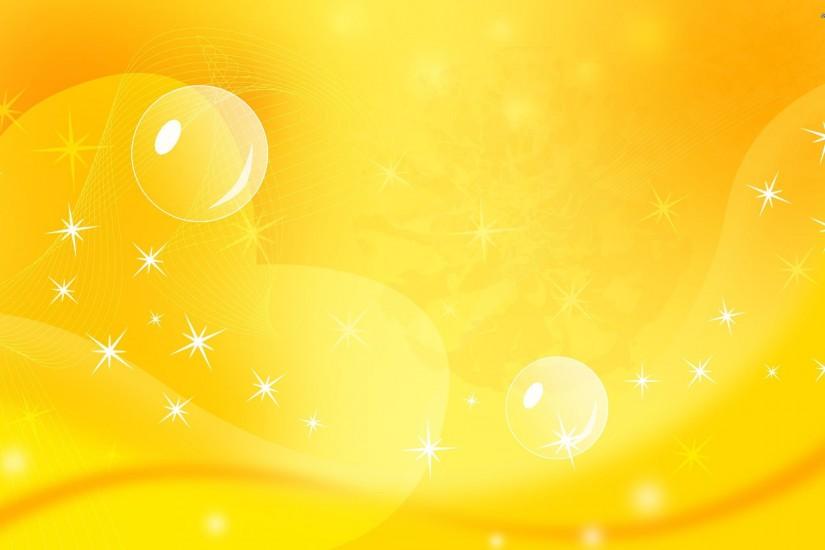 Bright Yellow Background Wallpaper with Sparkles