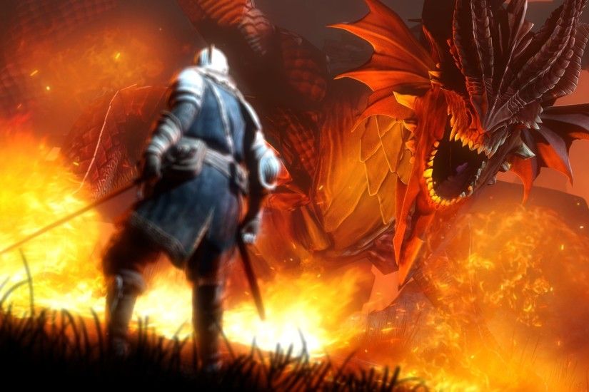 video Games, Dark Souls, Fire, Dragon Wallpapers HD / Desktop and Mobile  Backgrounds