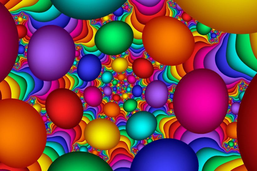 3840x2160 Wallpaper balloons, colorful, background, bright