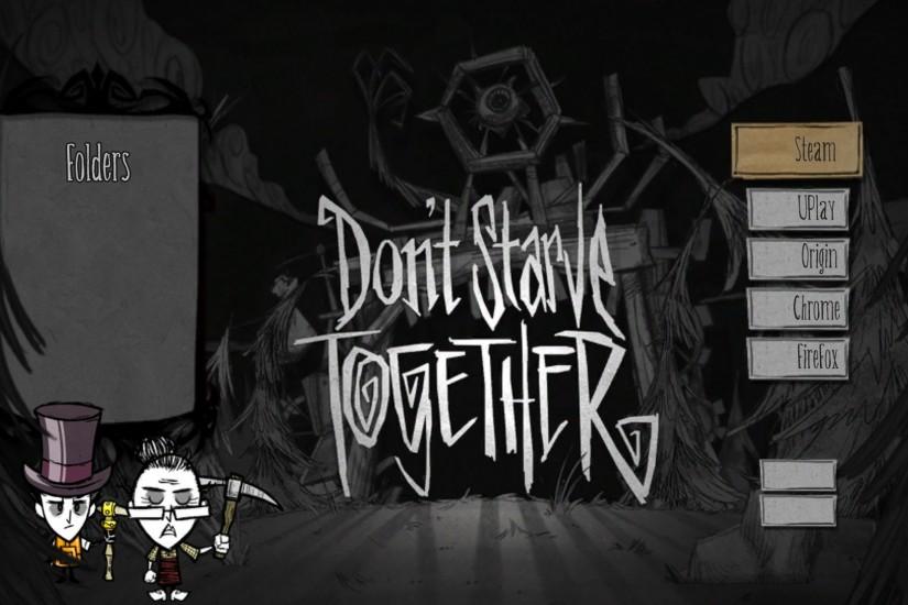 2 Don't starve together wallpapers (one with texts, like a tile for steam,  origin, etc. and one without) [1900x1080] - Album on Imgur