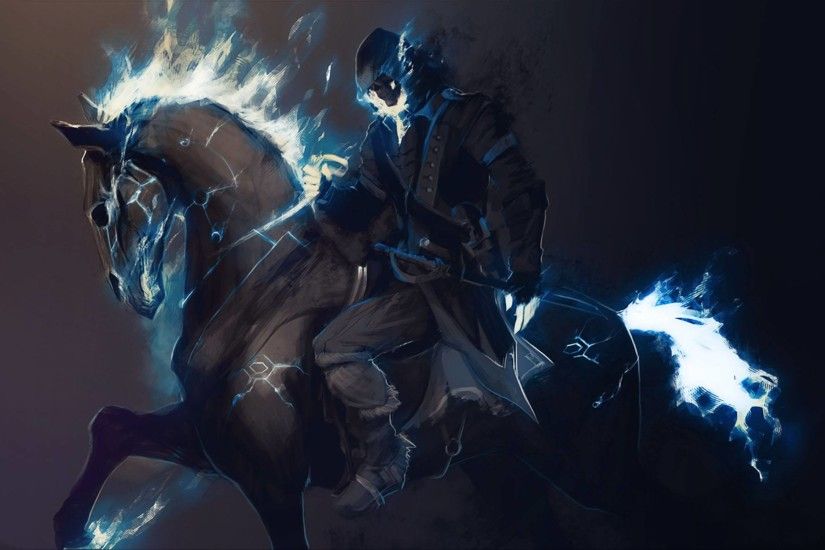 ... Fire; Ghost Rider Blue