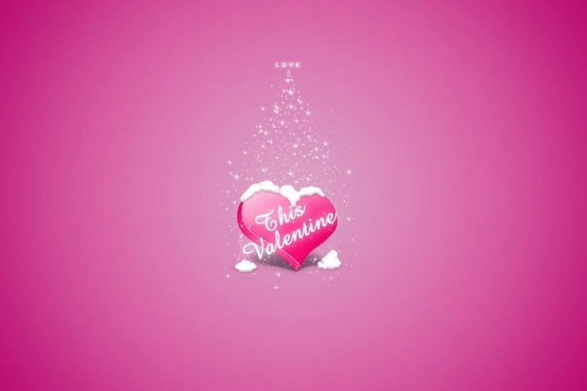 2048x1152 Wallpaper love, heart, pink