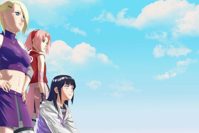 Anime Naruto Girls HD Wallpaper - New HD Wallpapers Â· hinata ino yamanaka  ...