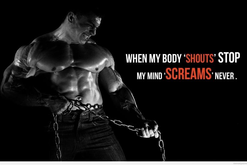 ... Awesome bodybuilding quote with picture ...