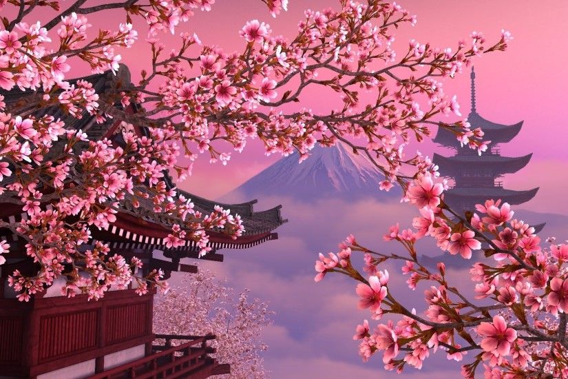 Japan Wallpaper Sakura Wallpaper HD with High Resolution 1920x1080 px  944.47 KB