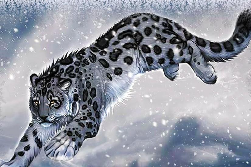 Snow Leopard HD Photo Wallpapers