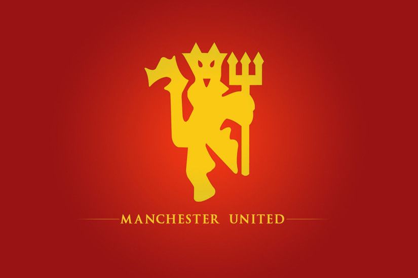 Manchester United FC Football Logo HD Wallpaper