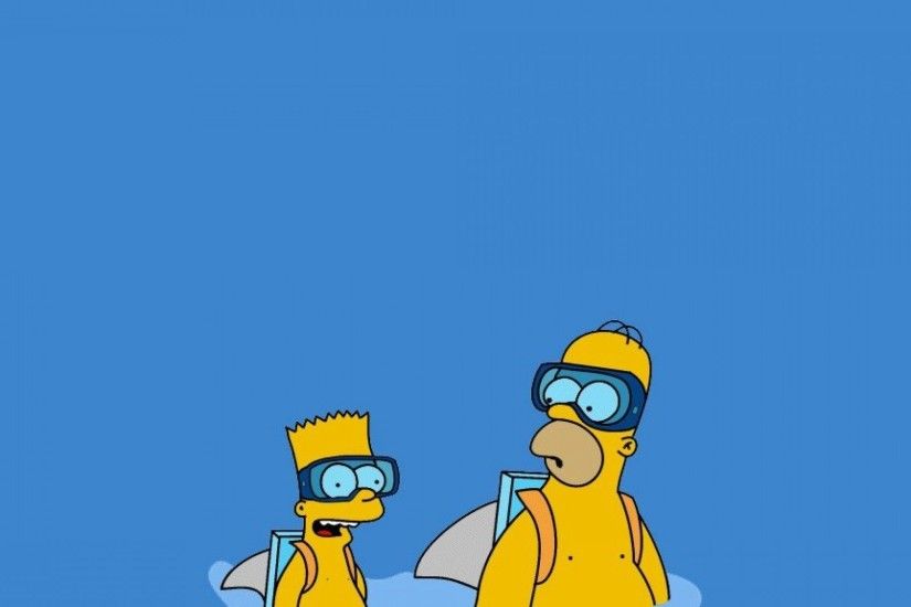 1920x1080 Bart Simpson Homer Simpson