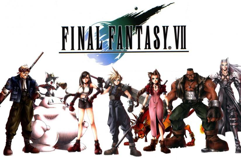 Video Game - Final Fantasy VII Cloud Strife Cid Highwind Cait Sith Tifa  Lockhart Aerith Gainsborough
