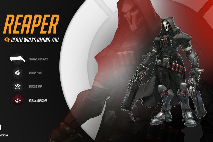 ... overwatch reaper desktop wallpaper .