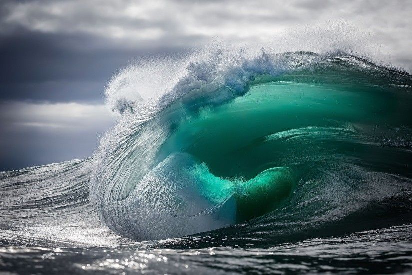 ocean, storm, big waves, tsunami, huge wave, water