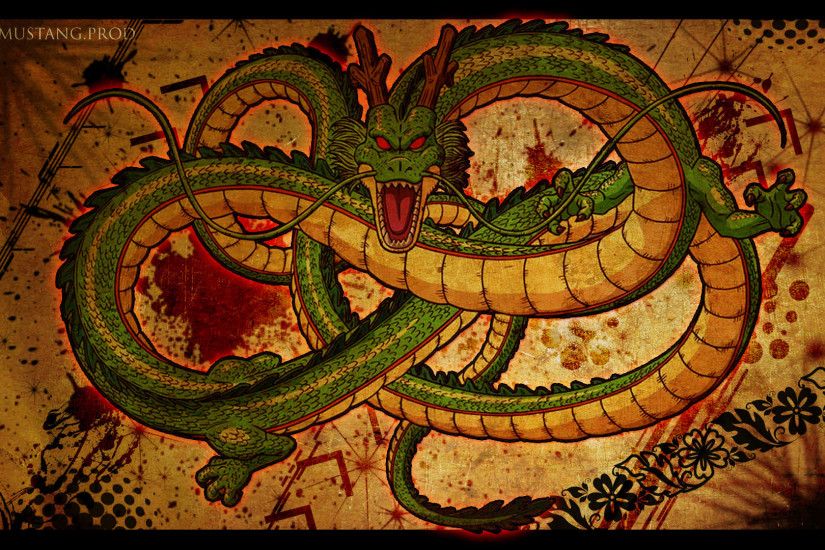 Dragon Ball Z Shenron Dragon Wallpaper - 1920 x Was anyone a huge fan of  Dragon ball z back in the day? This wallpaper features the grand Shenron.