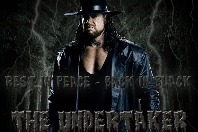 Back In Black The Undertaker