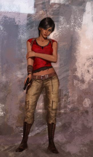 Chloe Frazer Concept Art - Uncharted 2 : Among Thieves