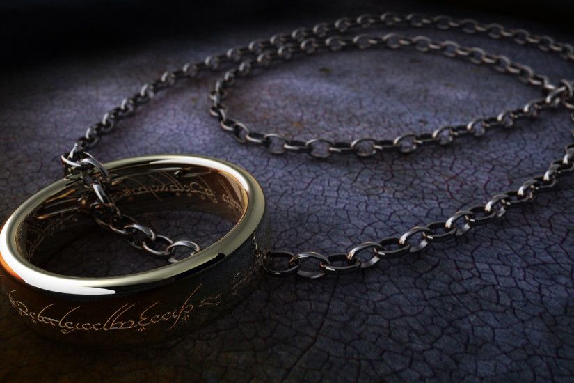 Lord Of The Rings Ring On Chain