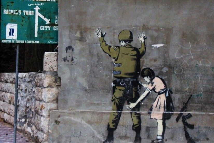 Banksy street art wallpaper HQ WALLPAPER - (#173860)
