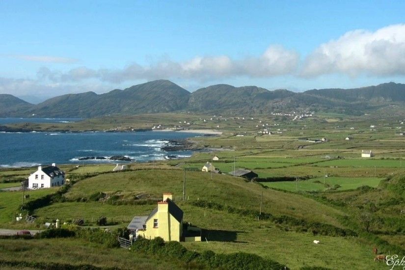 Title : 4k (ultra hd) spectacular ireland landscape, amazing irish scenery.  Dimension : 1920 x 1080. File Type : JPG/JPEG