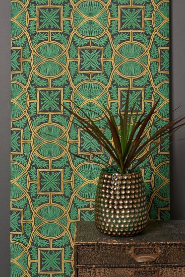 It's back - SGT PEPPER wallpaper in a new coated finish. Intricate and  decorative, this print was inspired by a cathedral ceiling and evokes the  arts and ...
