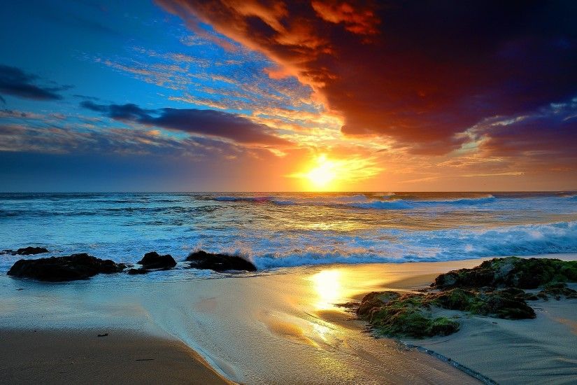 Beach Sunset Wallpapers Background