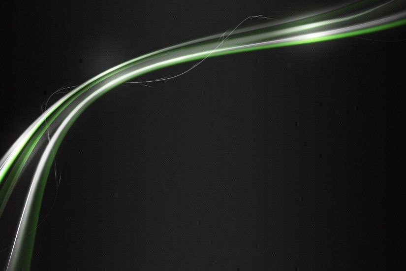 Background Gaming Backgrounds Black Green Lighting Waves : Full HD .