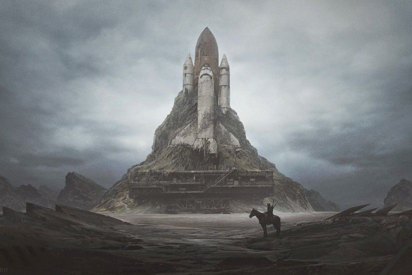 launch Pads, Space Shuttle, Wasteland, Apocalyptic, Dystopian, Horse  Wallpapers HD / Desktop and Mobile Backgrounds