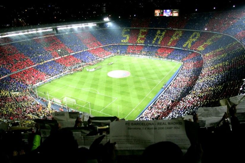 FC Barcelona Camp Nou Mosaic UCL Wallpaper free desktop .