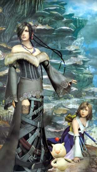 ... Yuna and Lului - Final Fantasy X Game mobile wallpaper